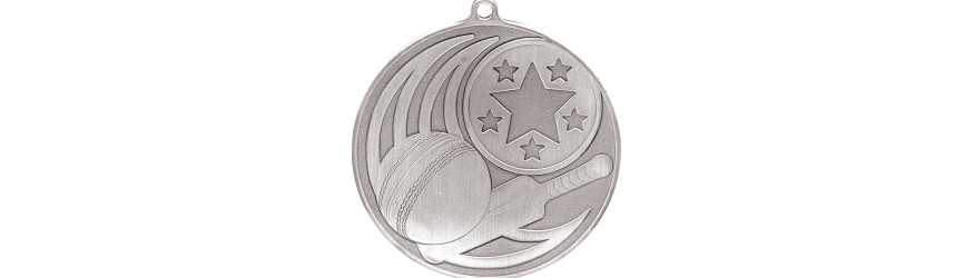  CRICKET ICONIC MEDAL 55MM - GOLD, SILVER & BRONZE